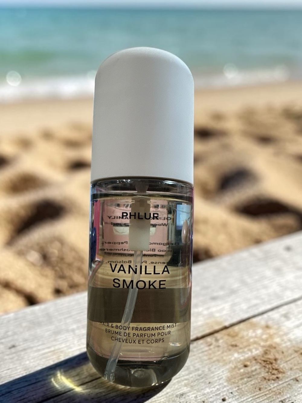 PHLUR Vanilla Smoke Hair & Body Fragrance Mist - White smells amazing